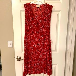 Red dress